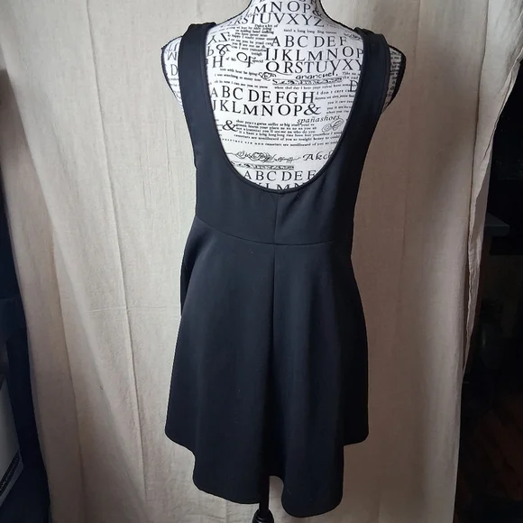 Allegra K Black Dress Medium - Picture 2 of 5
